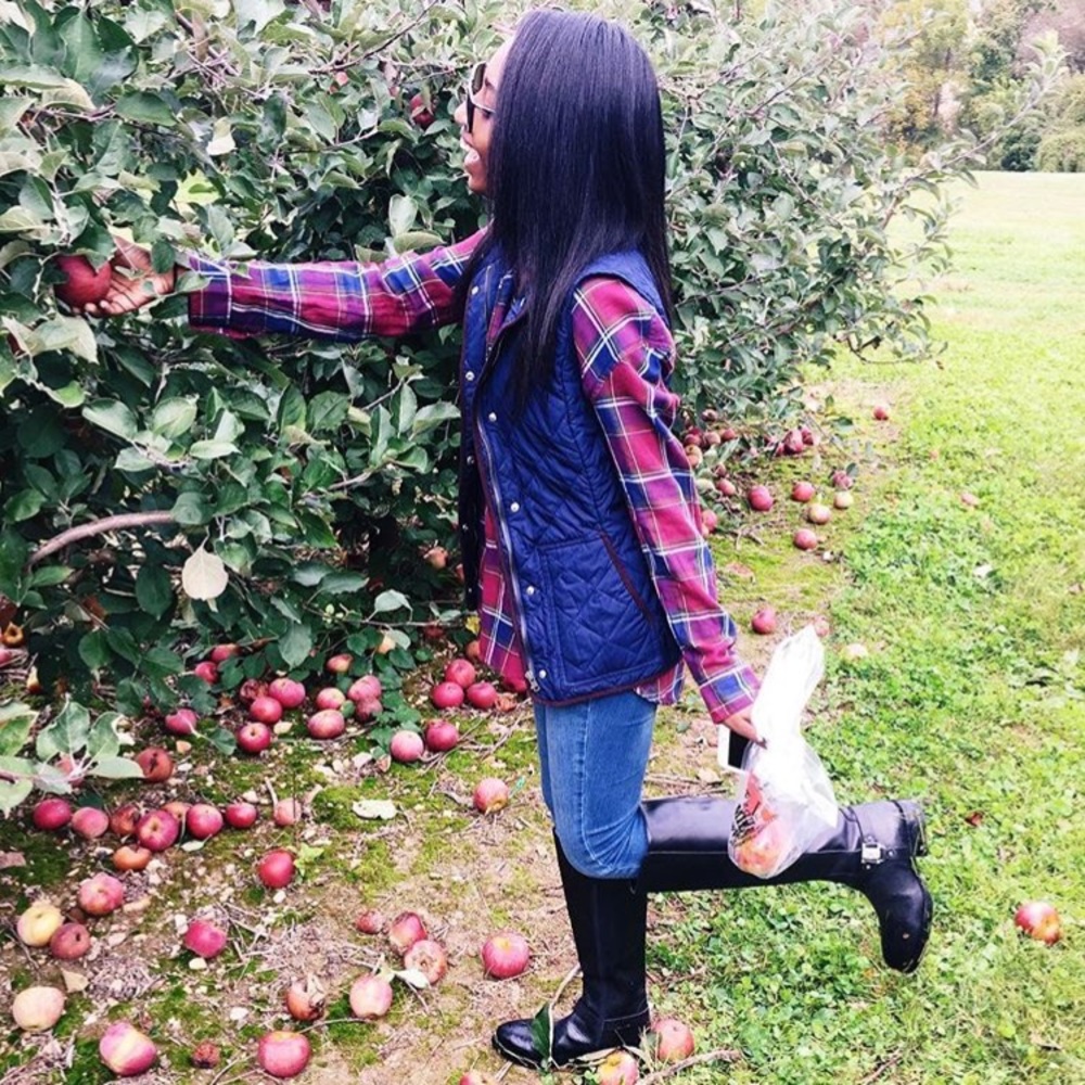 Plaid long sleeve button down shirt